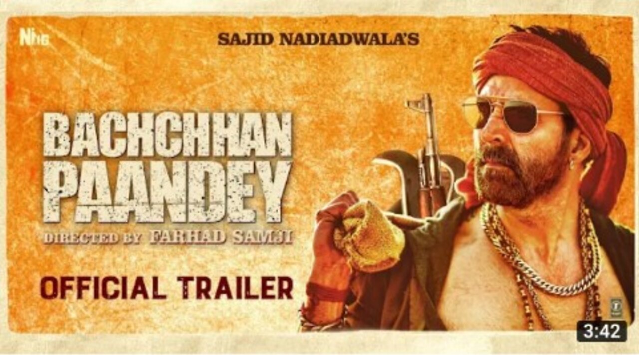 Bachchan Paandey New movie|| Official Trailer 2022|| Akshay Kumar || Release 18th march 2022