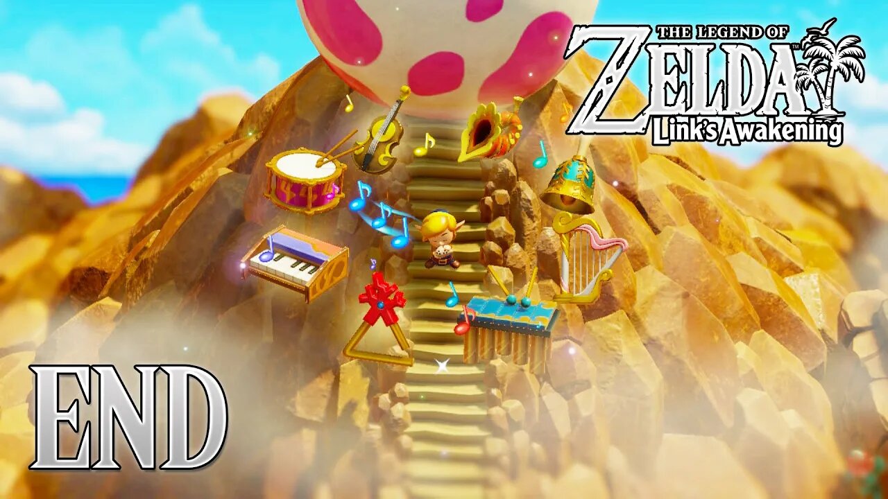 Zelda: Link's Awakening (Switch) - The Windfish (Ending/Credits)