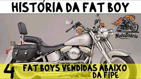 A História Da ICÔNICA FAT BOY. 4 Fat Boys vendidas abaixo da FIPE