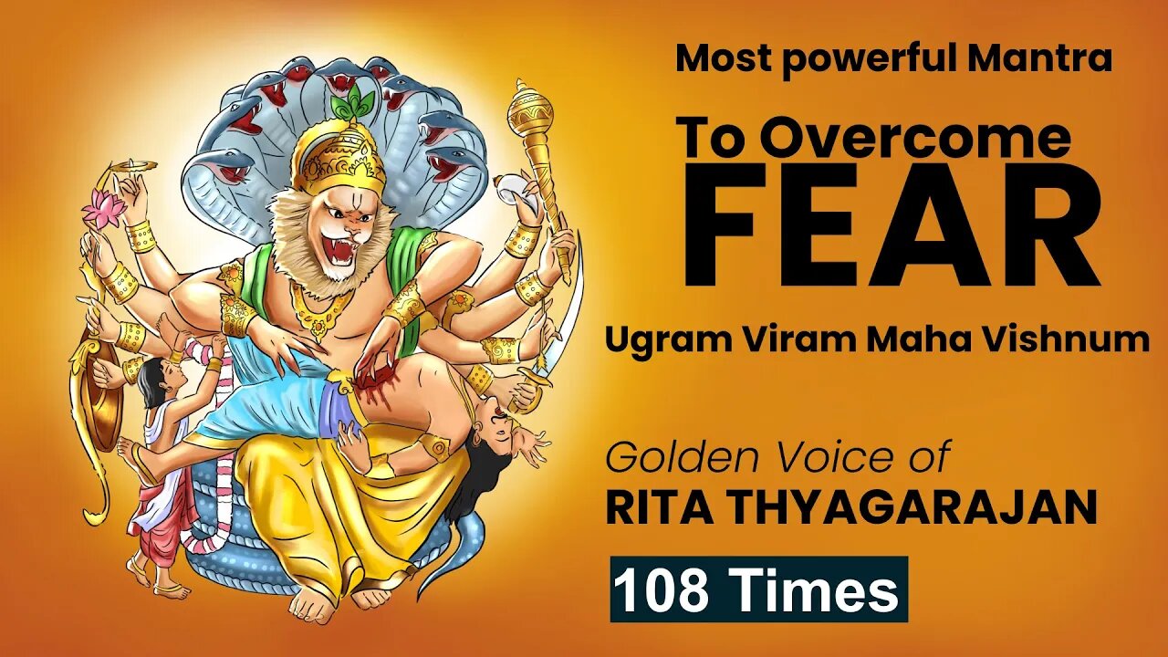 Ugram Viram Maha Vishnum – Most Powerful Mantra to Overcome FEAR | 108 Times