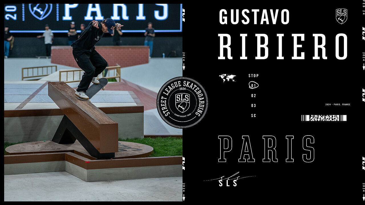 Gustavo Ribeiro's 2nd Place Finish at SLS Paris | Best Tricks