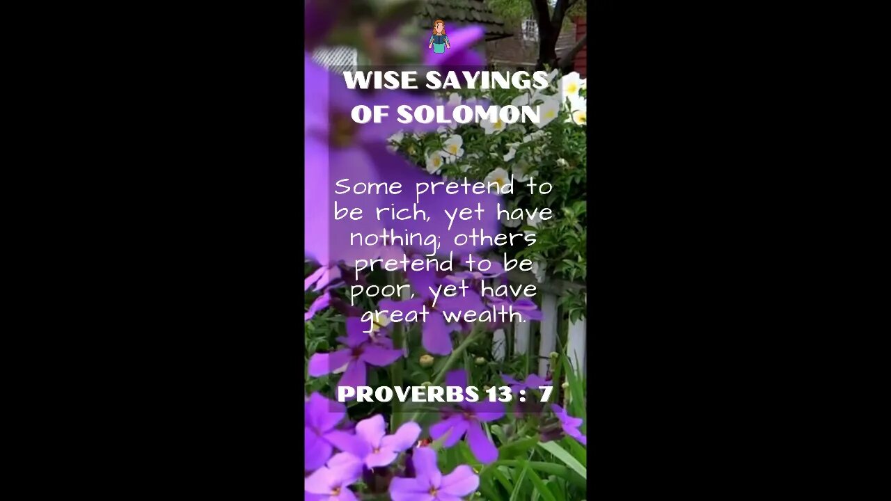 Proverbs 13:7 | Wise Sayings of Solomon