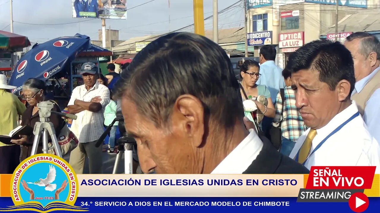 34.° SERVICIO A DIOS EN EL MERCADO MODELO DE CHIMBOTE