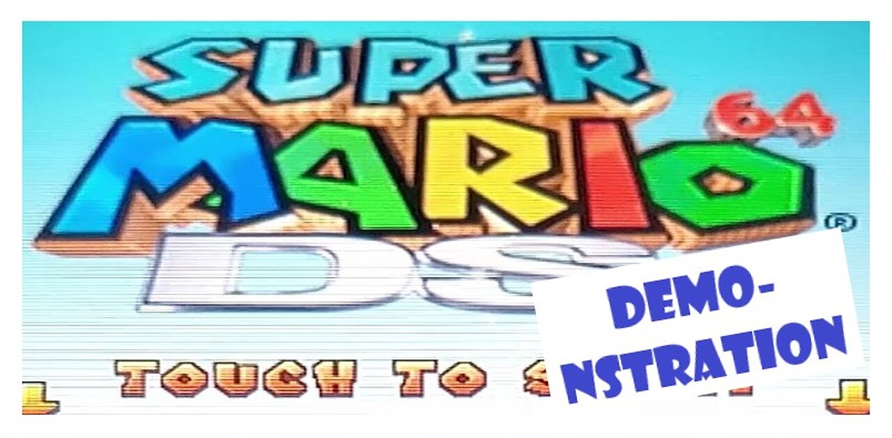 Super Mario 64 DS DEMOnstration (Nintendo DS)