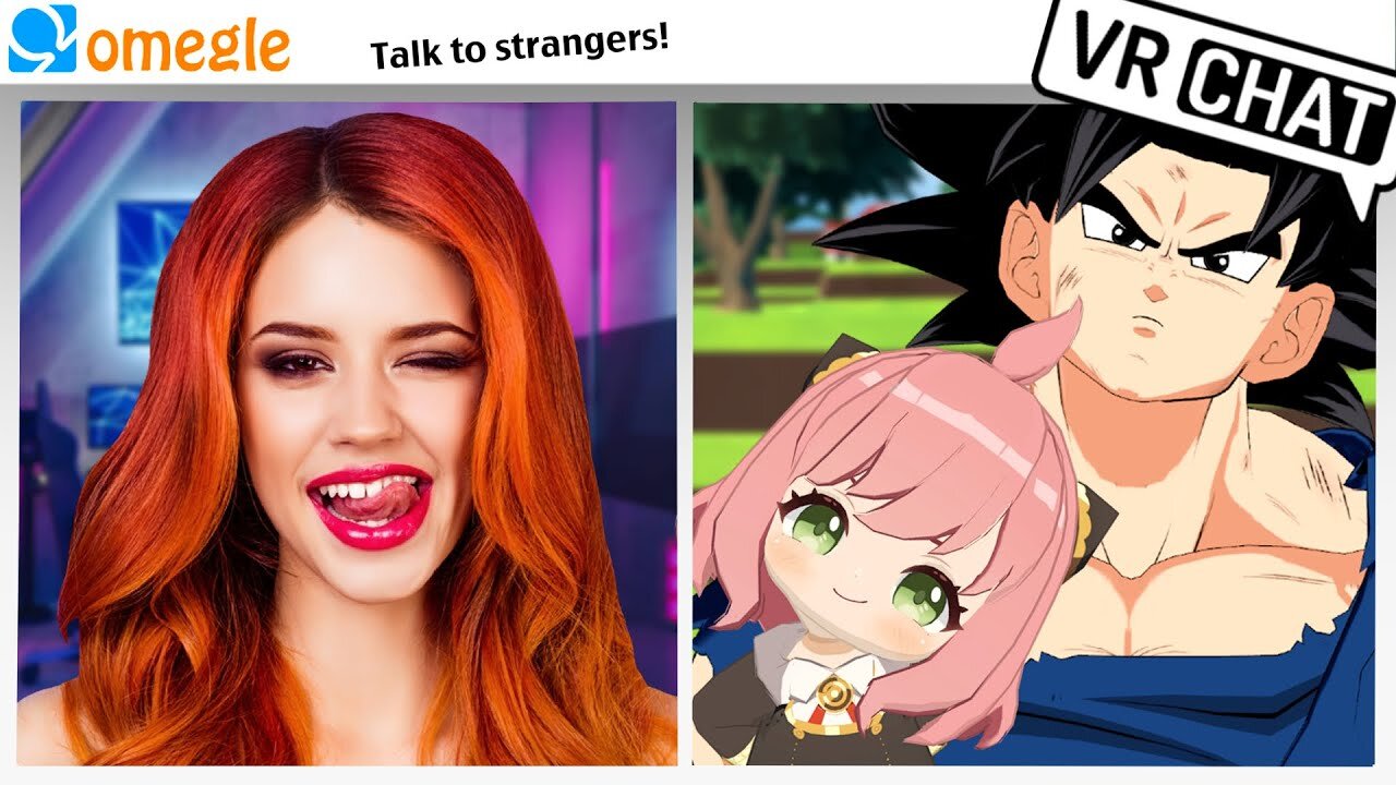 Omegle But I am Anime characters