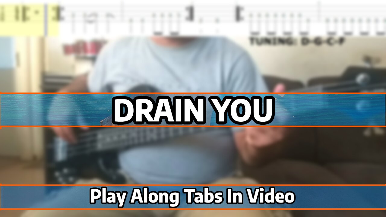 Nirvana - Drain You - Bass Cover & Tabs