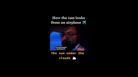 How The Sun Looks From An Airplane