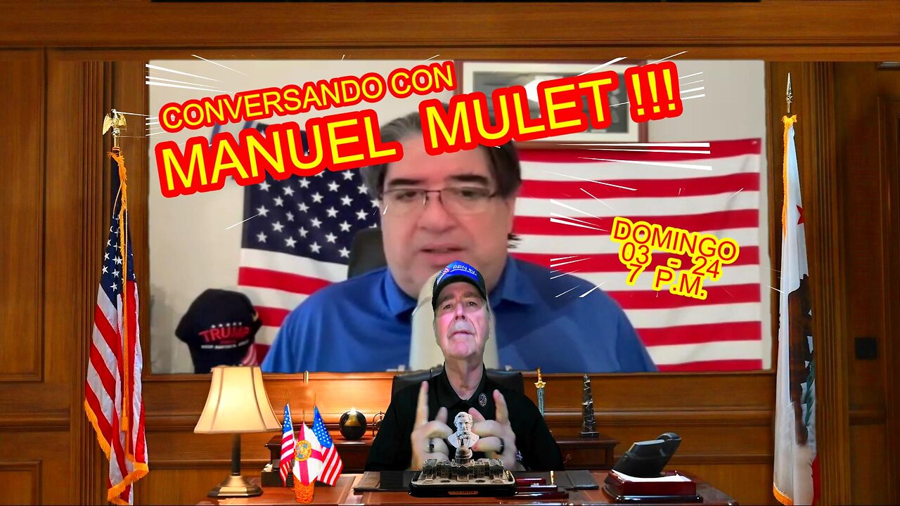 CONVERSANDO CON MANUEL MULET 03.24 - 7 PM