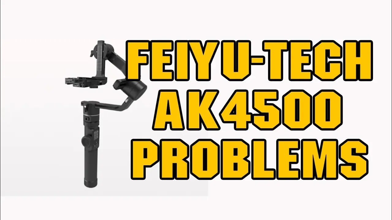 Feiyu Tech AK4500 - Problems, jitter, and jumps. Custom Deadzone