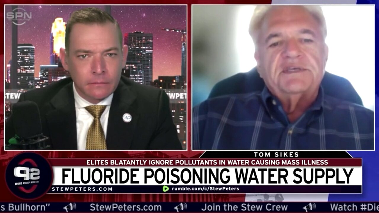 Water Supply & Bottled Water Poisoned By Fluoride And Other Pollutants, Causing Sickness & Disease! Stew Peters
