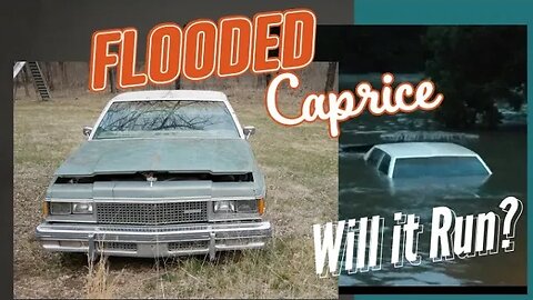 Flooded 1977 Chevrolet Caprice Classic - Will it Run?