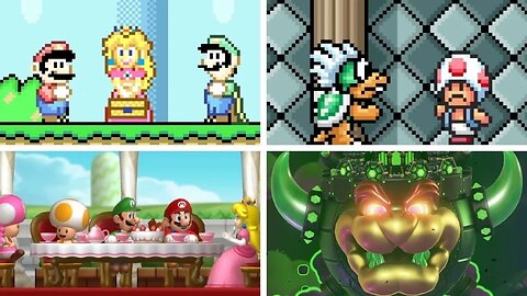 Intro Cutscenes in 2D Super Mario Main Series Games (2001-2023)