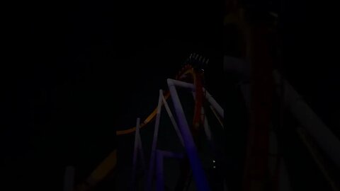 This Coaster Is In COMPLETE DARKNESS! #shorts
