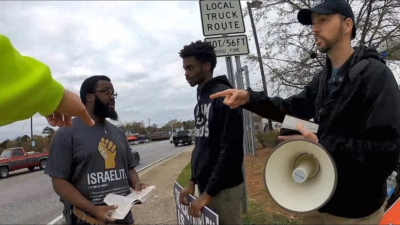 Street Preaching in Columbus, GA & Dealing w/A Fake Hebrew Israelite - Kerrigan Skelly