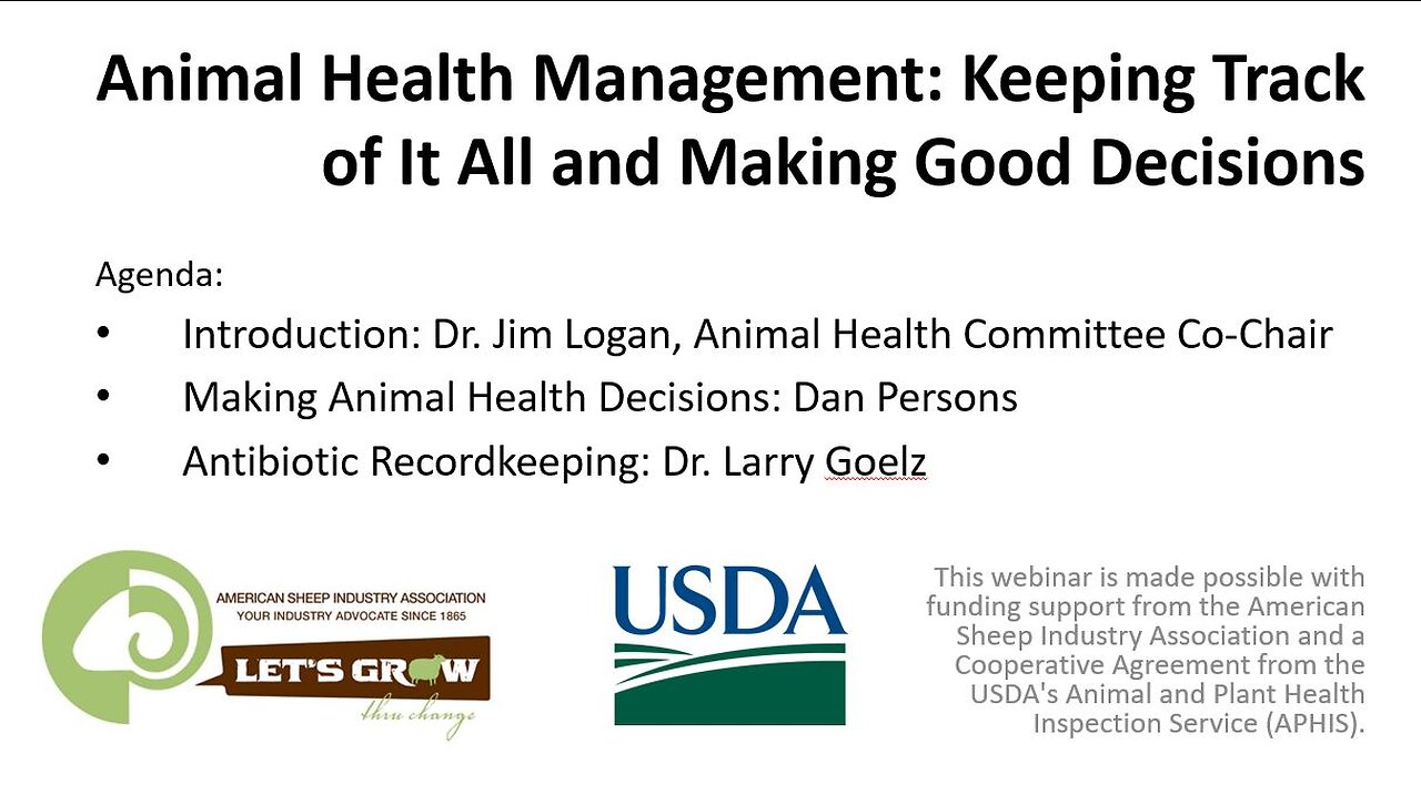 Animal Health Management: Keeping Track of It All and Making Good Decisions (42)