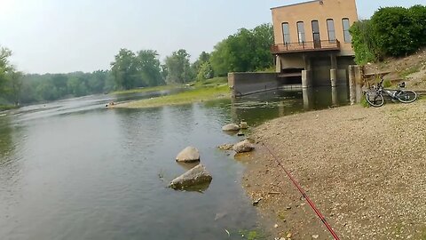 fishing the fox river collapsed Bridge crossing