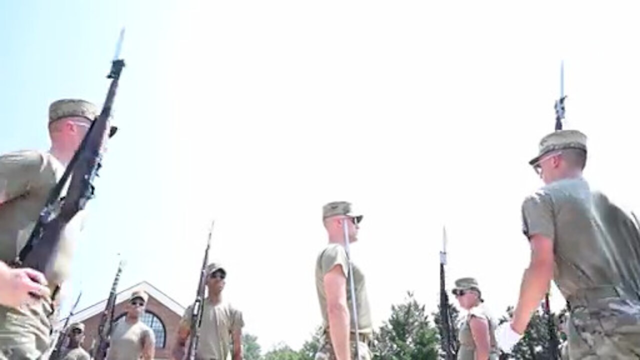 U.S. Air Force Honor Guard hosts U.S. Army Drill Team for joint training B-Roll