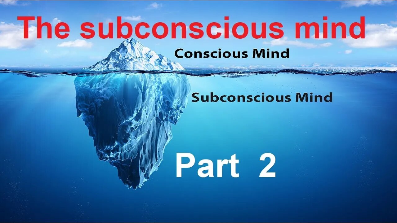 Chapter 8. The subconscious mind - part 2