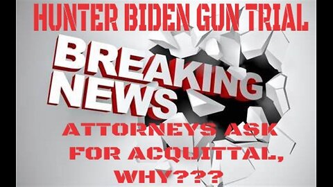 BREAKING NEWS IN THE HUNTER BIDEN GUN TRIAL, YOU WON'T BELIEVE IT!!!! 