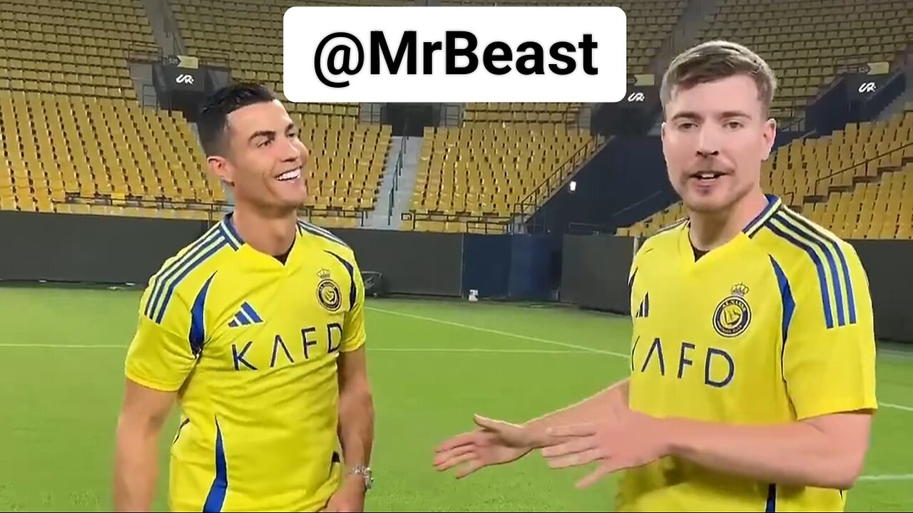 Ronaldo Teaches @MrBeast How To SIUUU