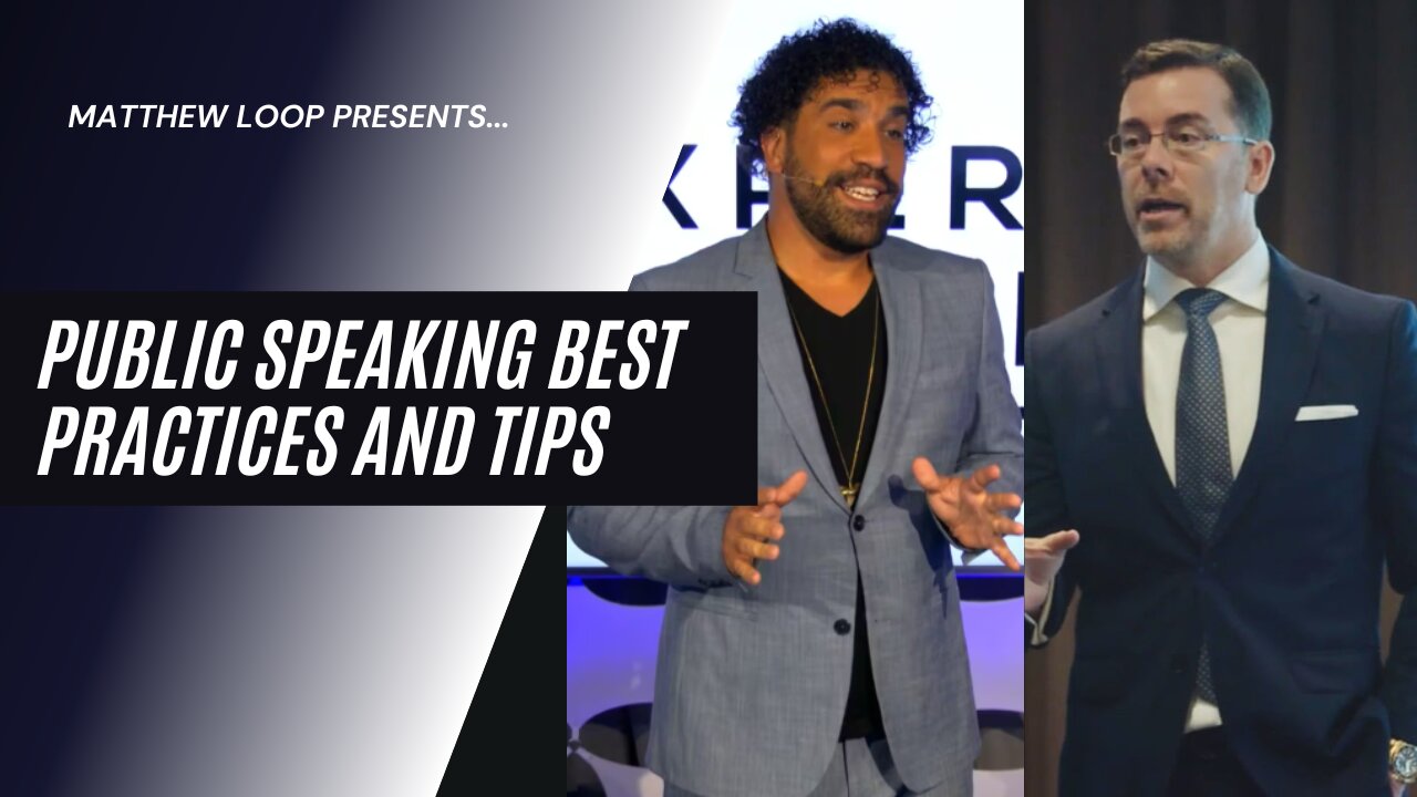 Professional Speaking Tips and Best Practices with Matthew Loop and Majeed Mogharreban