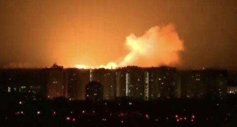 Huge blasts in Kyiv, Ukraine