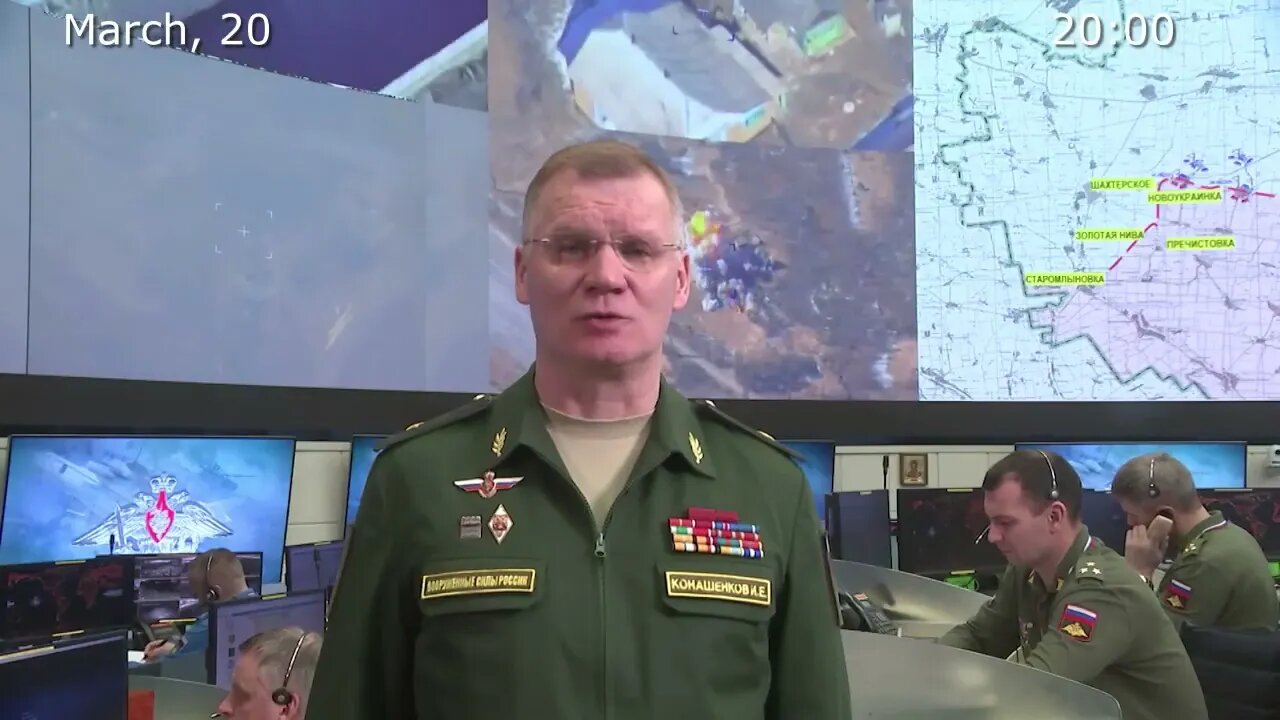 Russia MoD March 20th Special Military Operation Update