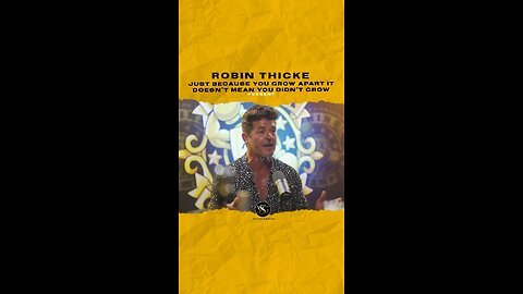 #robinthicke Just because you grow apart it doesn’t mean you didn’t grow. 🎥 @Drinkchamps