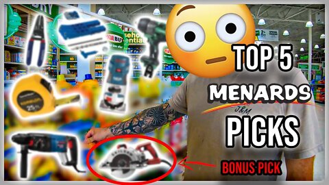 TOP 5 MUST HAVES THAT YOU CAN GET AT MENARDS