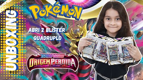 ABRI 2 BLISTER QUADRUPLO / ORIGEM PERDIDA / POKEMON TCG