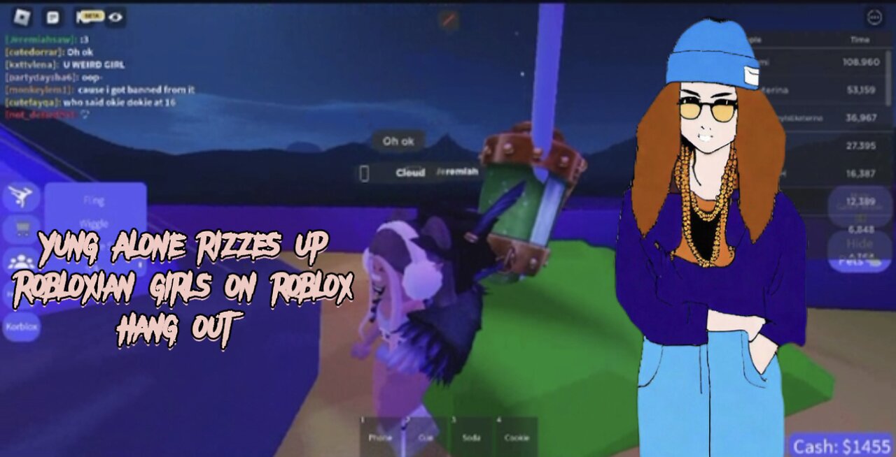Yung Alone Rizzes Up Robloxian Girls In Roblox (Yung Alone Gaming Replay)