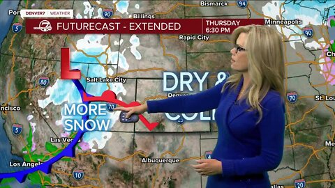 Skies clearing tomorrow before more snow arrives