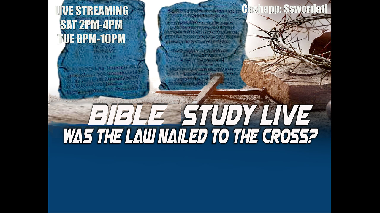 Was The Law Nailed To The Cross - Israelites Gathering Bible Study Live