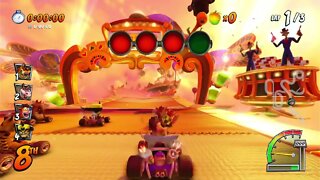 Adventure Mode Part 4 - All Citadel City Trophies & Pinstripe - Crash Team Racing Nitro-Fueled