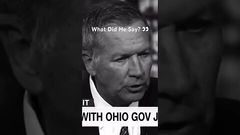 What did he say?? #lifemeaning #relationships #overcomeobstacles Governor of Ohio???