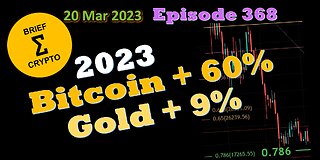 BriefCrypto - 2023 - Bitcoin UP 60% - Gold UP 9%