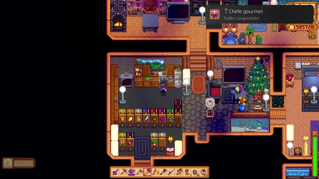 Chefe gourmet - Cozinhe todas as receitas - Stardew Valley