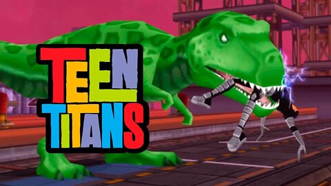 TEEN TITANS (PS2) #7 - Enfim, o Mutano virou um DINOSSAURO! (Legendado em PT-BR)