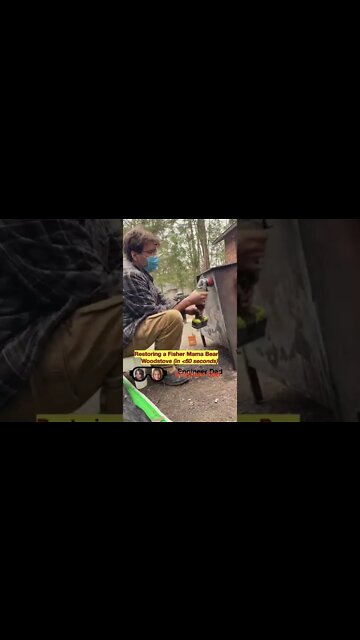 Restoration of an old Fisher Mama Bear woodstove during covid. I will use in my dual A-frame build.