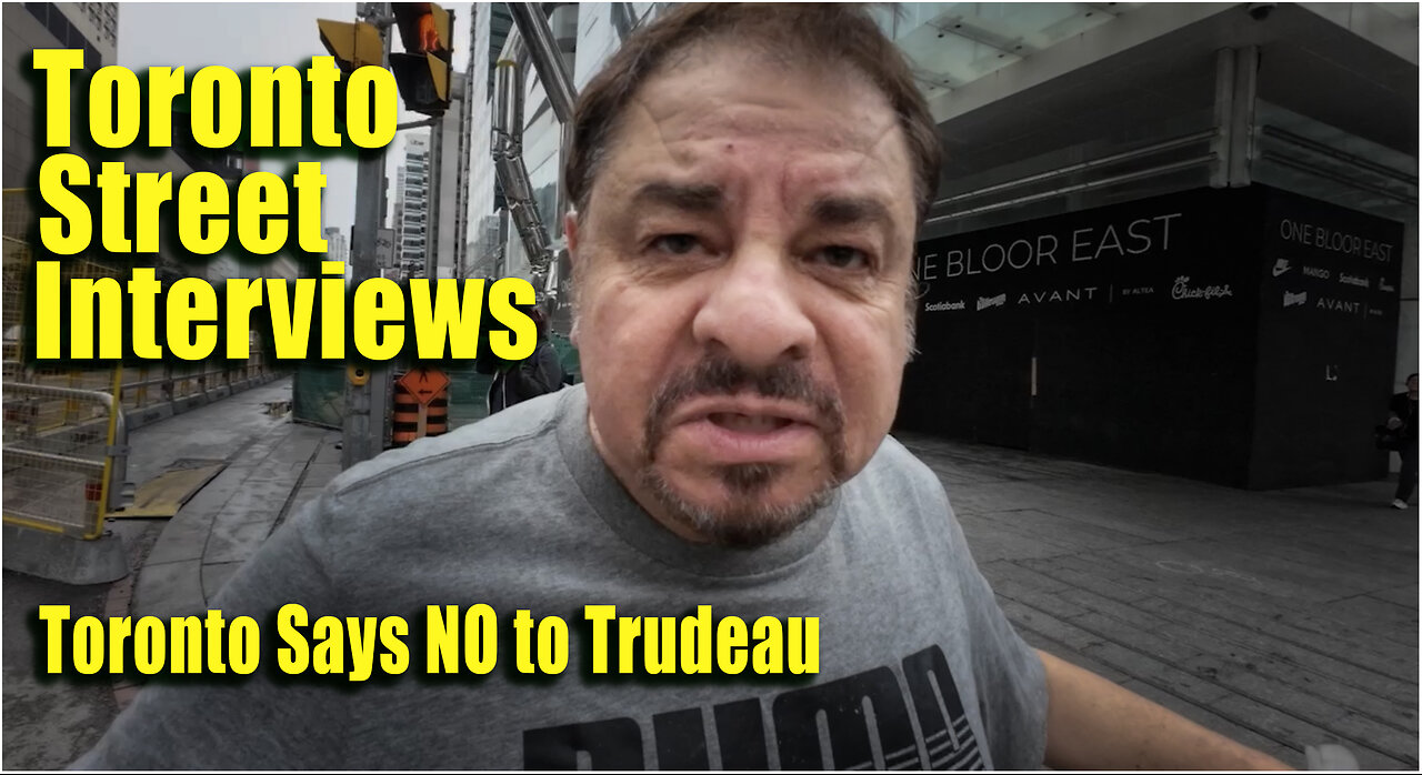 No Vote for Trudeau - Toronto interviews