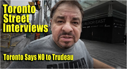 No Vote for Trudeau - Toronto interviews