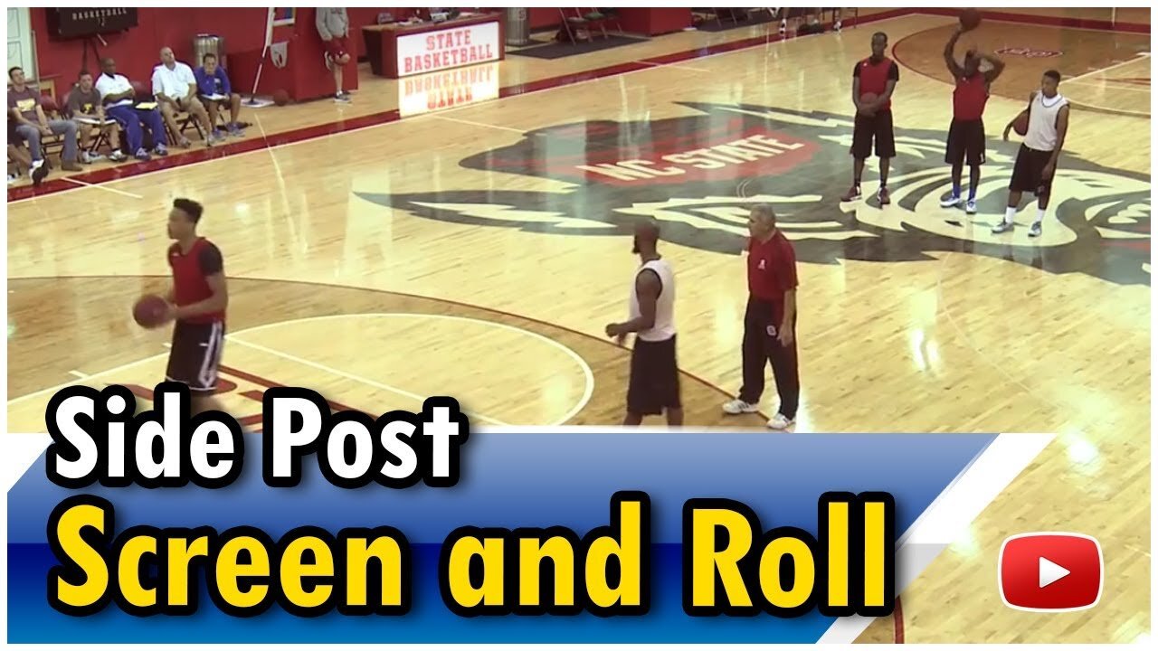 Basketball Coaches Clinic - High Post Offense-Side Post Screen and Roll featuring Coach Jim Harrick