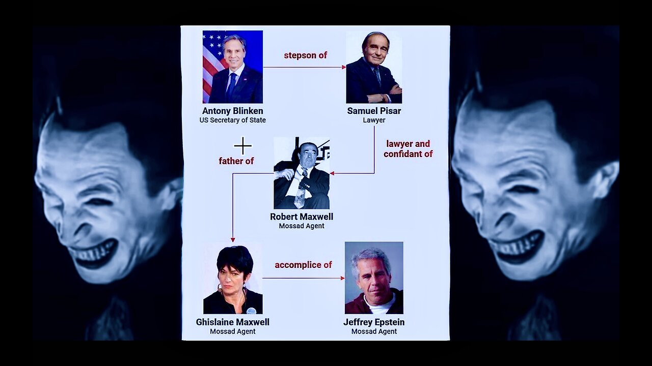 Antony Blinken USA Secretary Of State Israel Mossad Jeffrey Epstein Connection No One Talks About