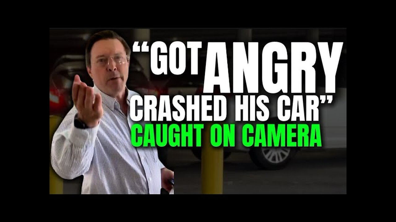 SHOCKING RAGE: Man Crashes Into Woman After Raging on Innocent Cameraman! ALL CAUGHT ON CAMERA!