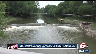 Indiana DNR warns about dangers of low-head dams