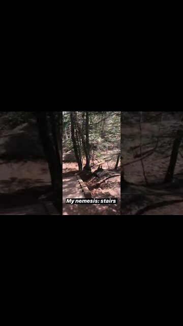 The difficult part about hiking