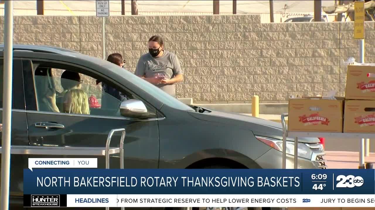 Bakersfield North Rotary giving Thanksgiving dinners to families in need