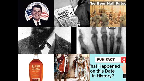 This Date in History - Bourbon Whiskey, X-Rays, Insect Destroyer Patent and MORE! 11/08/24