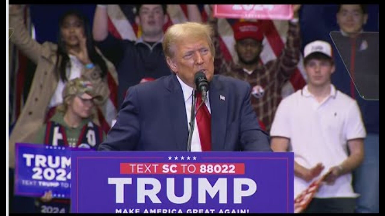 Trump holds rally in Rock Hill ahead of SC's primary