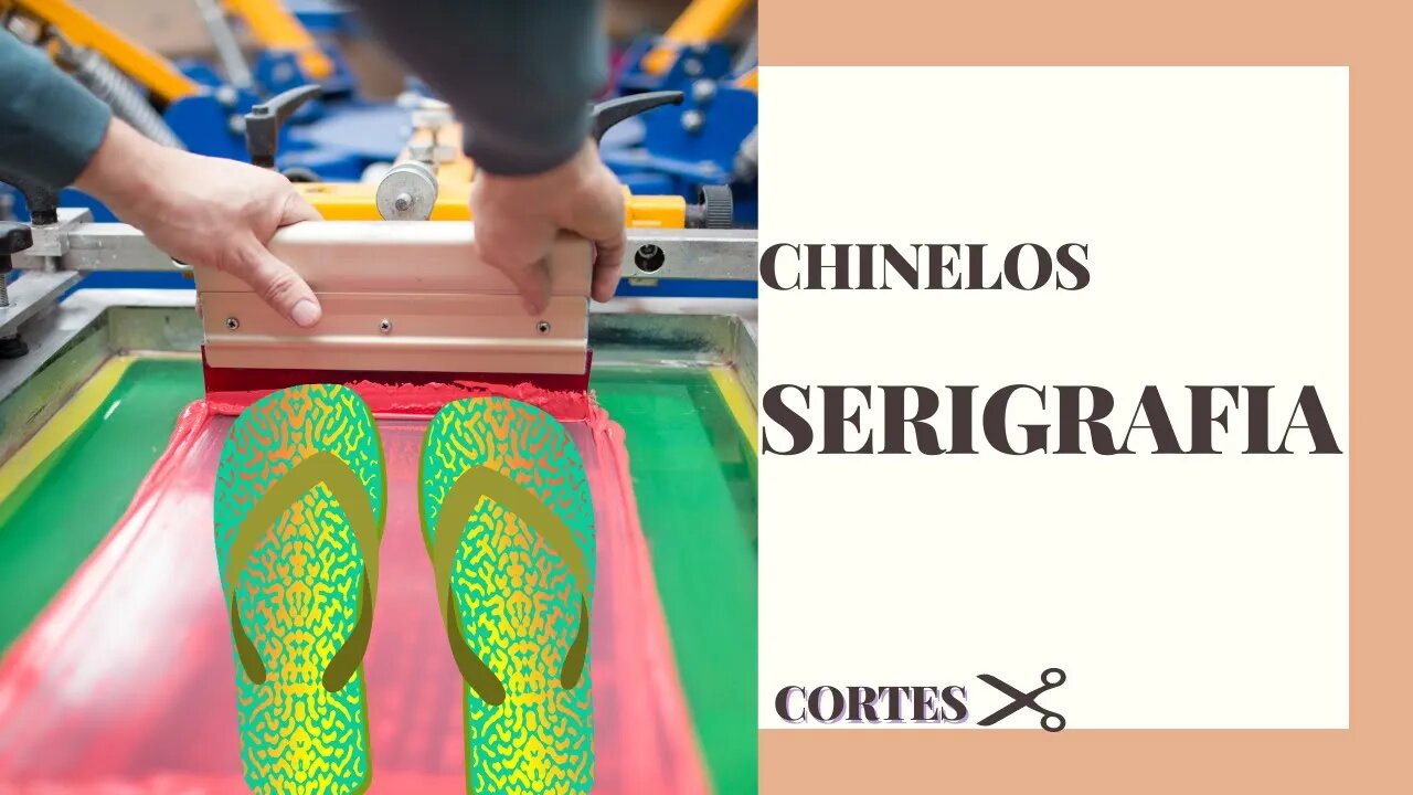 Serigrafia em chinelo, vale a pena?